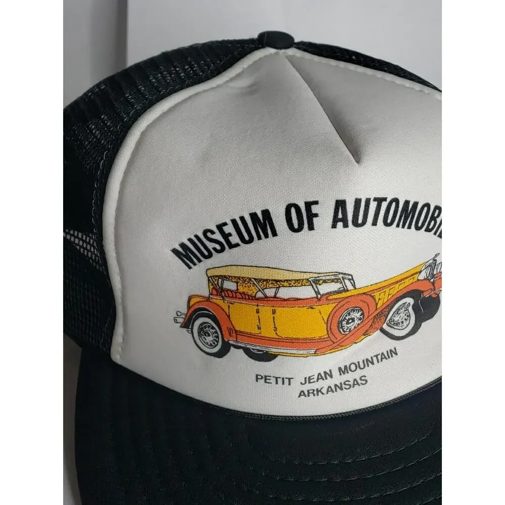 Vintage Petit Jean Mountain Arkansas Museum Of Automobiles Foam Trucker Hat